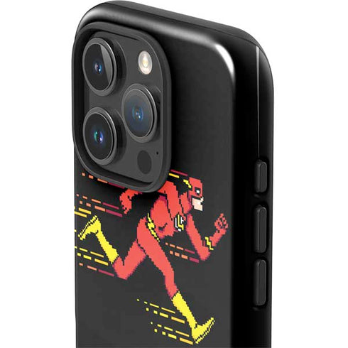 DC Comics The Flash Pixelated Running Pose iPhone 16 Pro Impact Case
